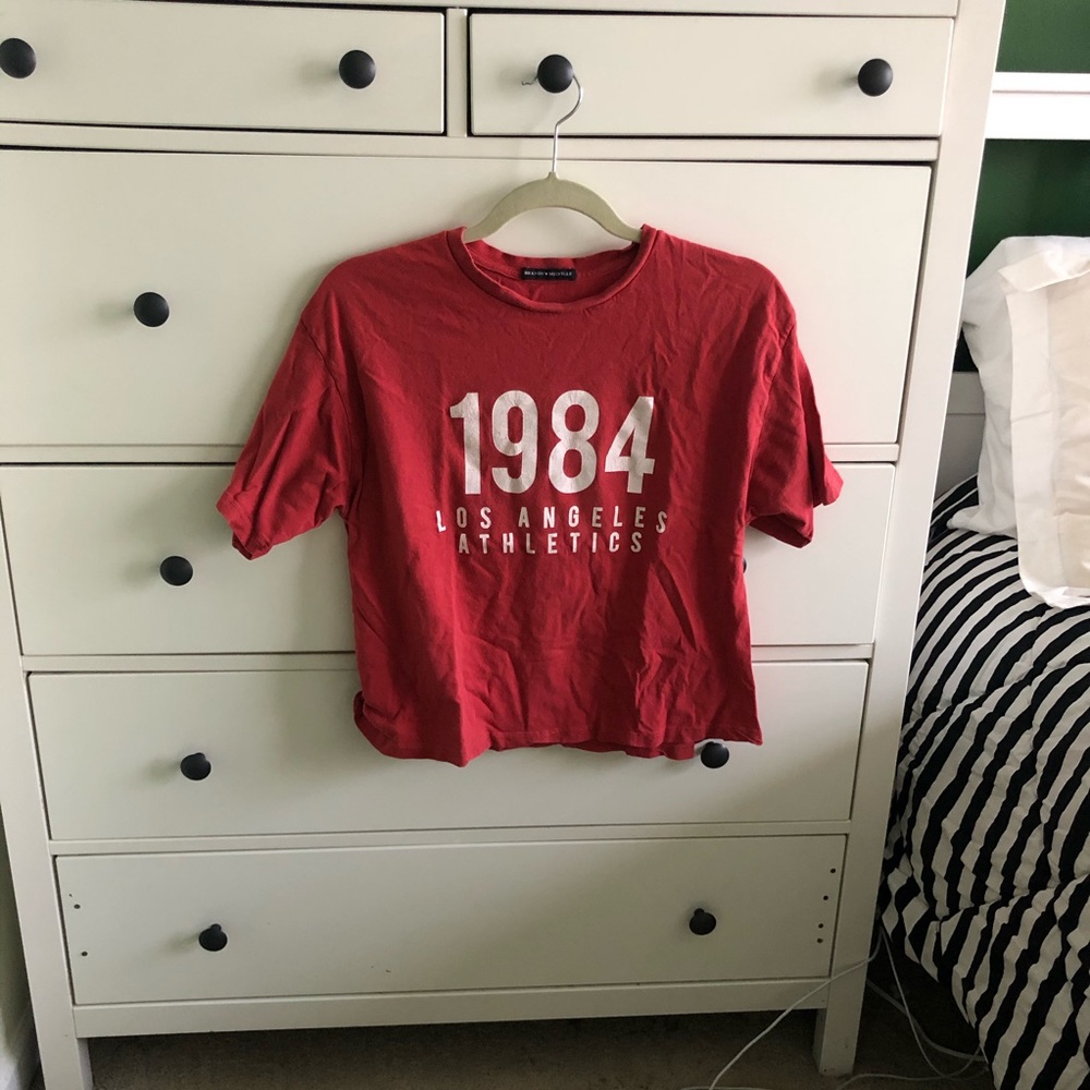 Brandy Melville Cropped 1984 Tee